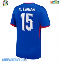 Camisa de time de futebol França Marcus Thuram #15 Replicas 1º Equipamento Europeu 2024 Manga Curta